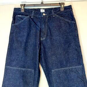 Calvin Klein Straight-Leg Cotton Denim Blue Jeans 36x32 NWOT